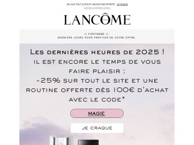 Clôturons l'année 2025 en beauté ✨