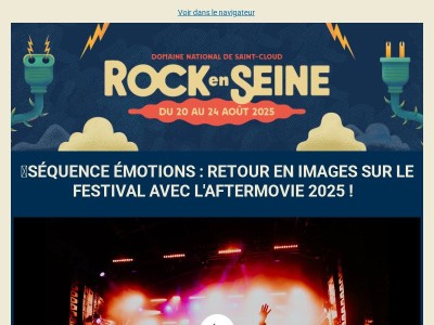 ✨ Replongez dans la magie de Rock en Seine avec l'aftermovie de l'édition 2025 ! 🤩