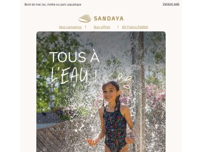 Tous à l’eau pour les vacances ! 💦
