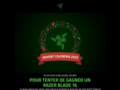 ⏰ Dernière chance de gagner un Razer Blade 16 !