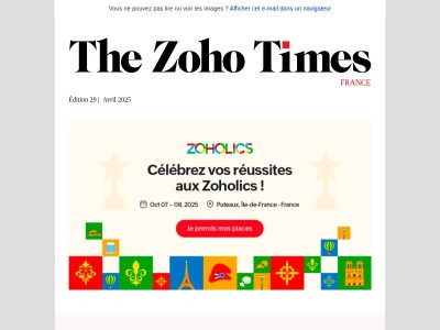 Zoho Times : Partagez votre expérience avec Zoho en participant à la première édition des trophées Zoholics.   