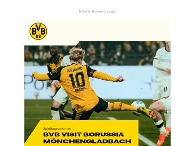 ⬛️ 🟨 Borussia clash – away game against Gladbach ⬛️ 🟨