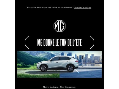 Plein phare sur l'été avec MG 