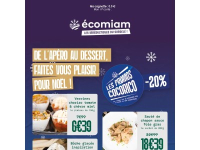 🎁 Noël à -20 % : apéro, plat, dessert !