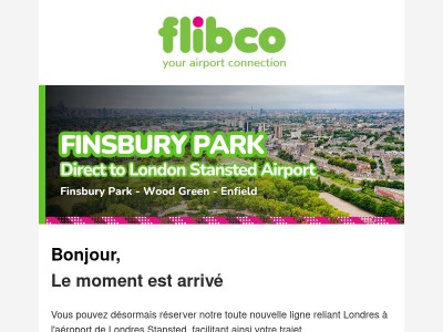NOUVELLE liaison directe vers l'aéroport de Londres Stansted désormais disponible ! 🚌