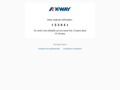 Votre code est : 153941