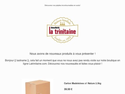 Découvrez nos douceurs du moment, {{ lastname }}!