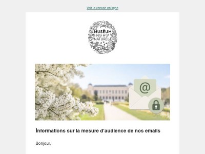 Information relative à vos emails

