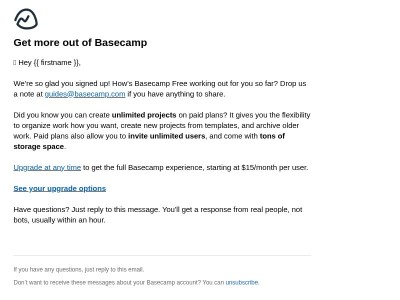 Get more out of Basecamp