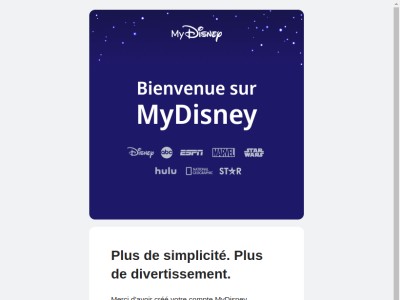 Bienvenue sur MyDisney