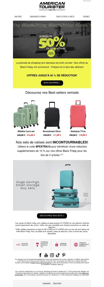 Le black Friday est Live