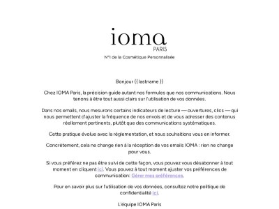 Nous prenons soin de vos données