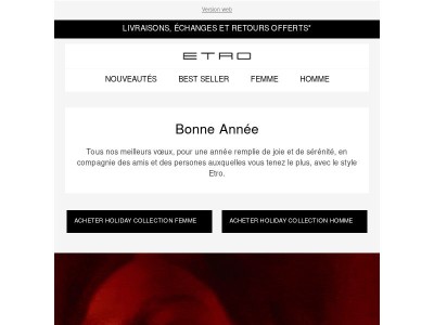 Feliz Año Nuevo de ETRO