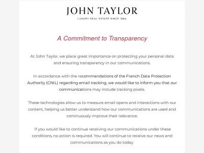 Important information about our email communications