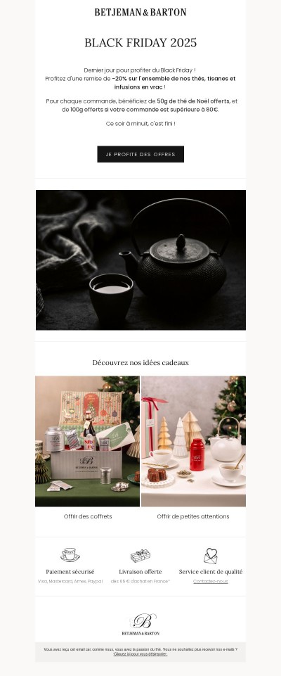 Derniers moments pour profiter du Black Friday ! 🖤