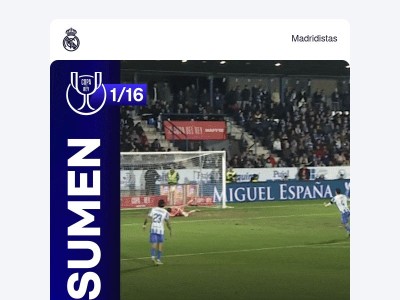 2-3: A octavos de la Copa del Rey