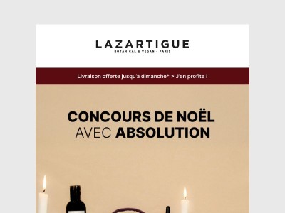 🎄 Absolution x Lazartigue : la magie de Noël continue