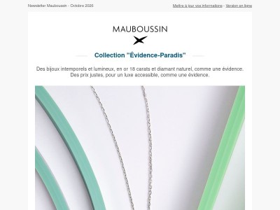 Notre collection "Évidence-Paradis" 💎