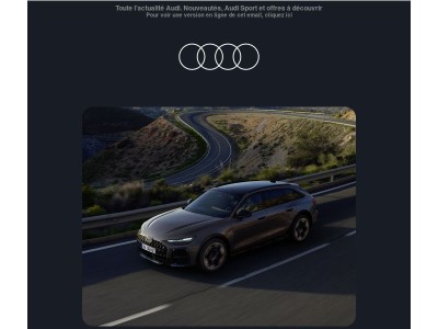 En juillet, Nouvelle Audi A6 allroad et évènements Audi F1.