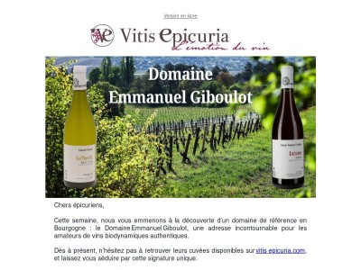 Domaine Emmanuel Giboulot : Signatures Authentiques de la Bourgogne nature