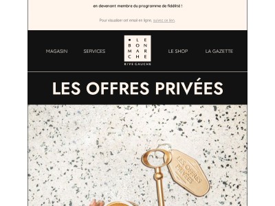 🗝️ Les Offres Privées : jusqu'à -40%