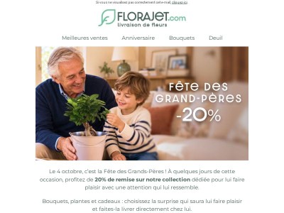 Fête des Grands-Pères : -20% pour lui faire plaisir 💙