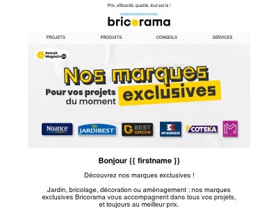 Découvrez nos marques exclusives !