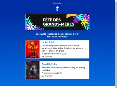 FÊTE DES GRANDS-MÈRES | Nos idées cadeaux dans toute la France !