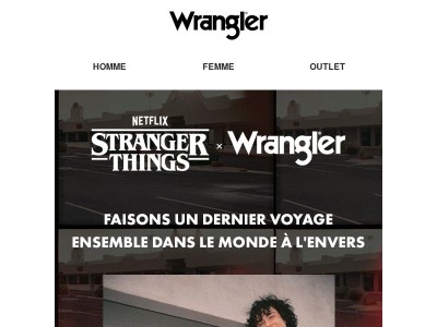 Partez pour le Monde à l'Envers avec Wrangler x Stranger Things