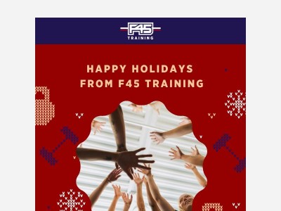 Happy Holidays from F45 Training 🎄 + Bring a Friend is Live!