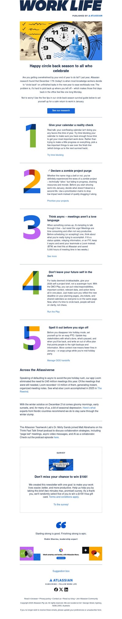 Let's (not) circle back on this!