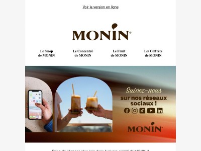 L'univers créatif MONIN à portée de doigts ✨