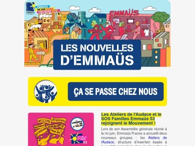 Les Nouvelles d'Emmaüs - Juillet 2026
