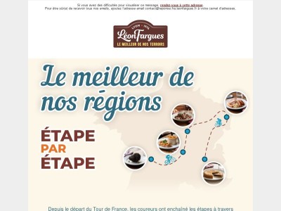 🚵‍♂️ Le Tour de France traverse nos régions... et votre cuisine !