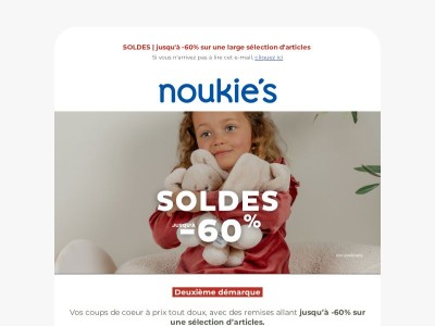 ✨ SOLDES | jusqu'à -60% sur une large sélection d'articles 🧸
