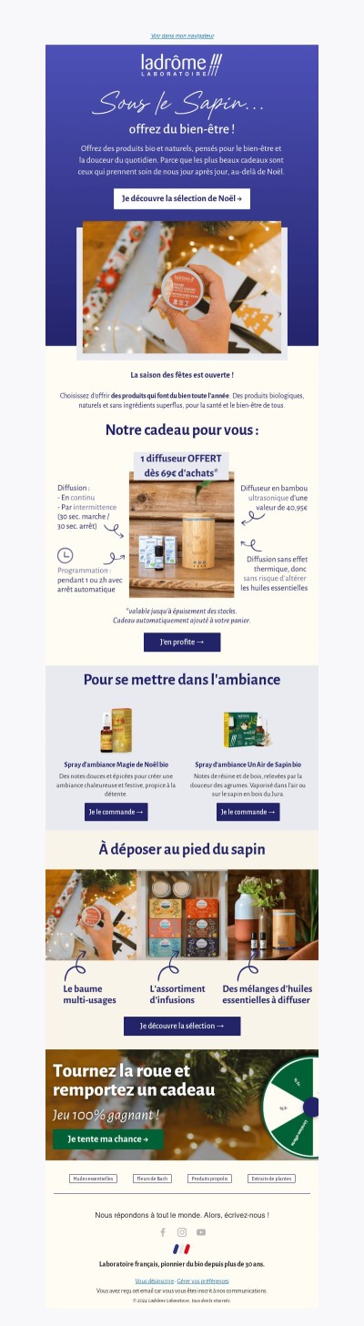 Diffuseur OFFERT dans vos commandes ! 🎁