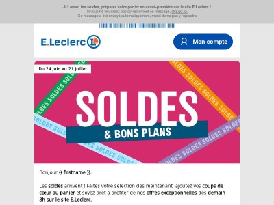 Préparez votre panier pour les soldes ! 🔥