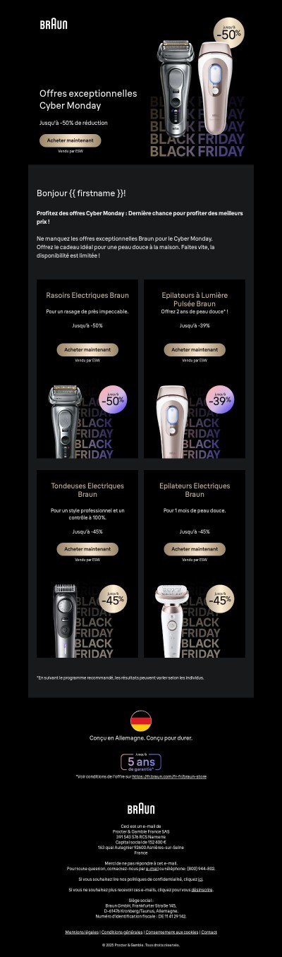 Cyber Monday : ne manquez pas les dernières offres !