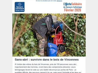 [ActuSolidaire] Vivre dehors et se reconstruire
