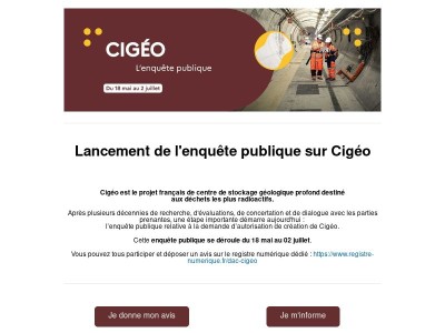 Cigéo : donnez votre avis