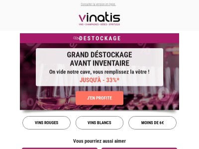 DÉSTOCKAGE massif 🍷🍾 Tout doit disparaître !
