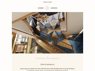 Un nouvel écrin parisien vous attend 2 Rue de la Paix