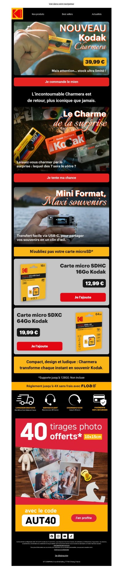  🎉 Bonne nouvelle : le Charmera revient !