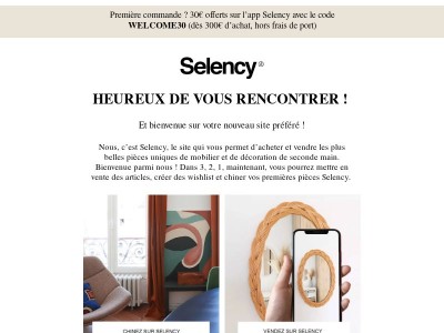 Chinez et vendez sur Selency !