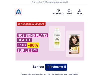 Une offre de toute beauté