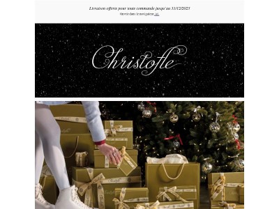 Derniers jours pour offrir l’éclat d’un cadeau Christofle