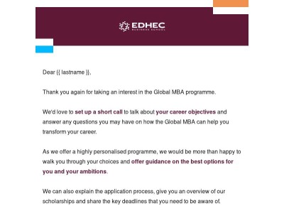 Book a consultation call with an MBA advisor