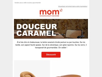 Tendance : Douceur caramel