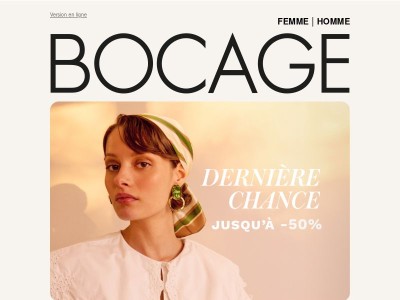 ⏰ Dernière chance : jusqu'à -50%