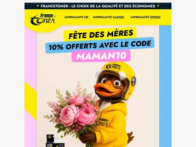 Fête des Mères : 10% offerts sur votre commande 🌸